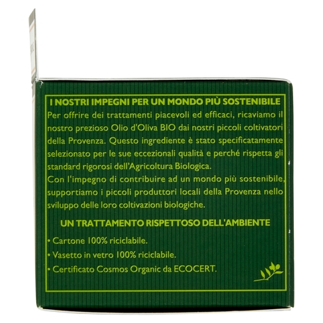 Tesori di Provenza Crema Viso Anti-età Giorno, con Olio d'Oliva Biologico, Ricco in Polifenoli, 50ml